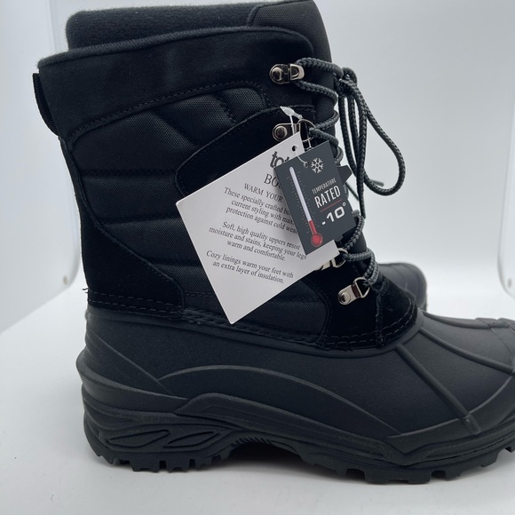 Totes Men\'s Black Winter Boots main image 4